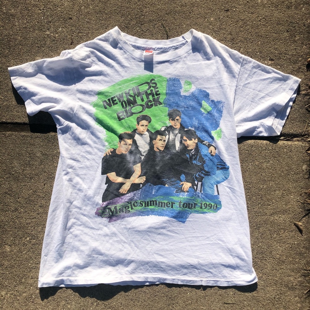 Vintage 1990 NKOTB Magic Summer Tour T Shirt